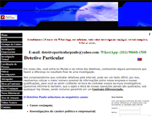 Tablet Screenshot of detetivesnobrasil.com.br